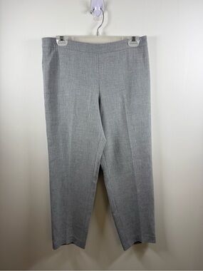 HUGO BOSS | Tiluna Side Zip Grey Crop Trousers Size US 6